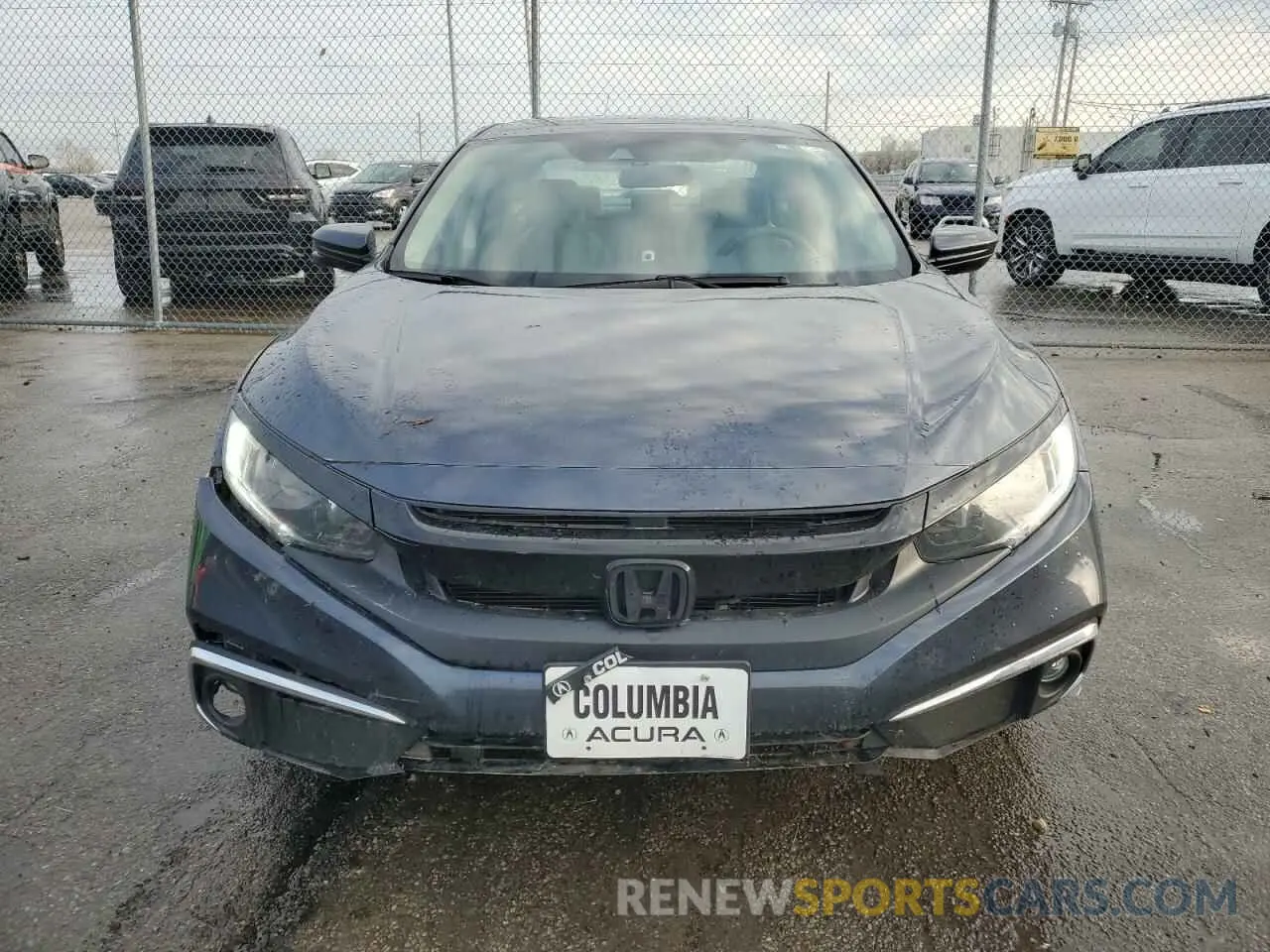 5 fotografías del automóvil dañado 19XFC1F33KE016213 HONDA CIVIC 2019