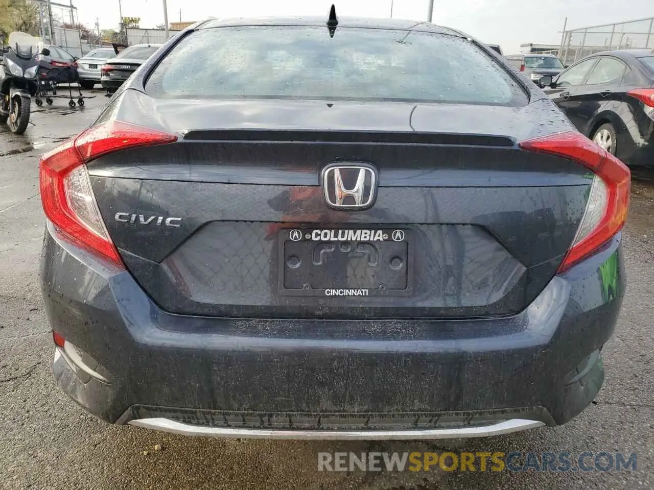 6 fotografías del automóvil dañado 19XFC1F33KE016213 HONDA CIVIC 2019