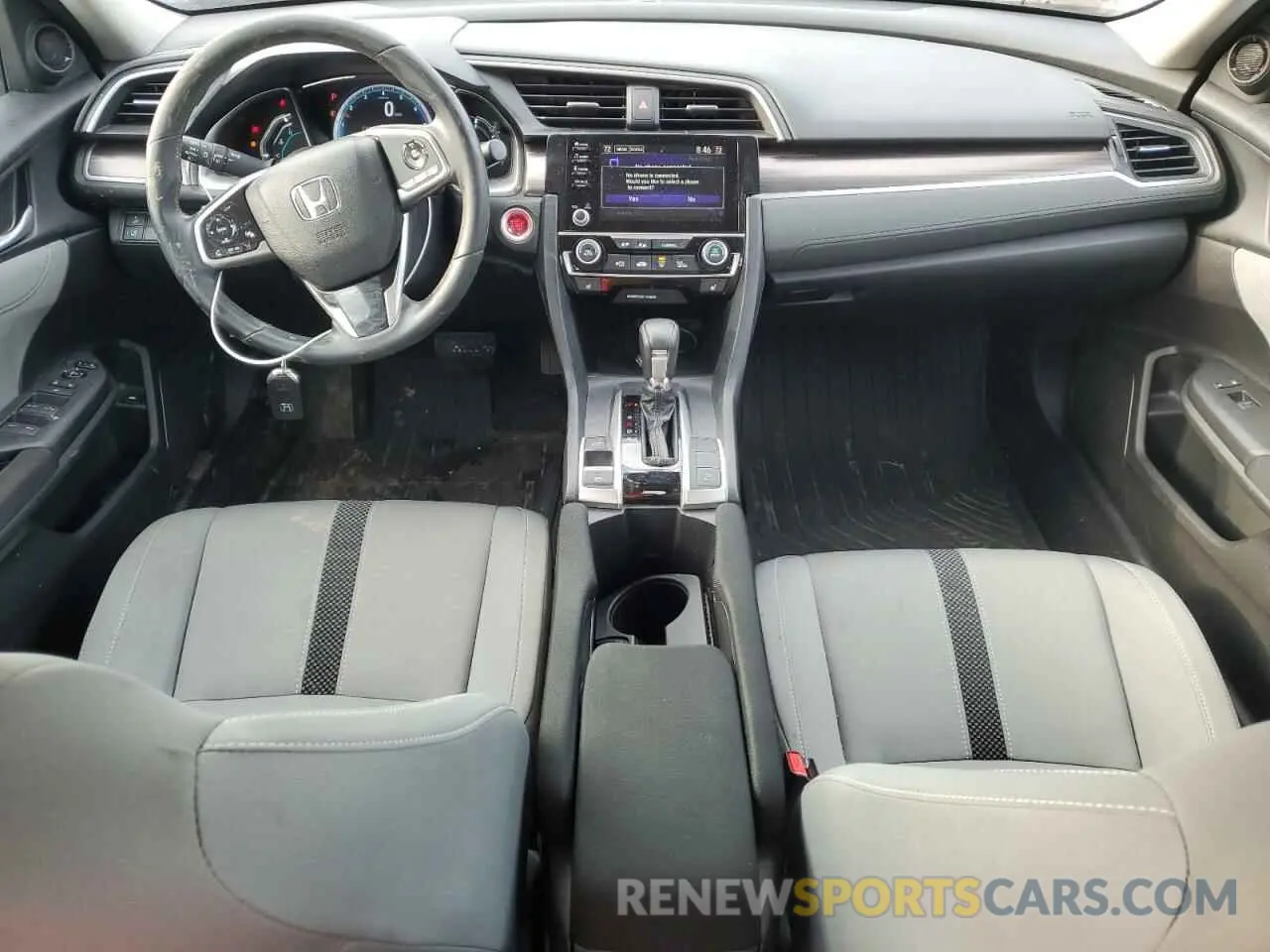 8 fotografías del automóvil dañado 19XFC1F33KE016213 HONDA CIVIC 2019