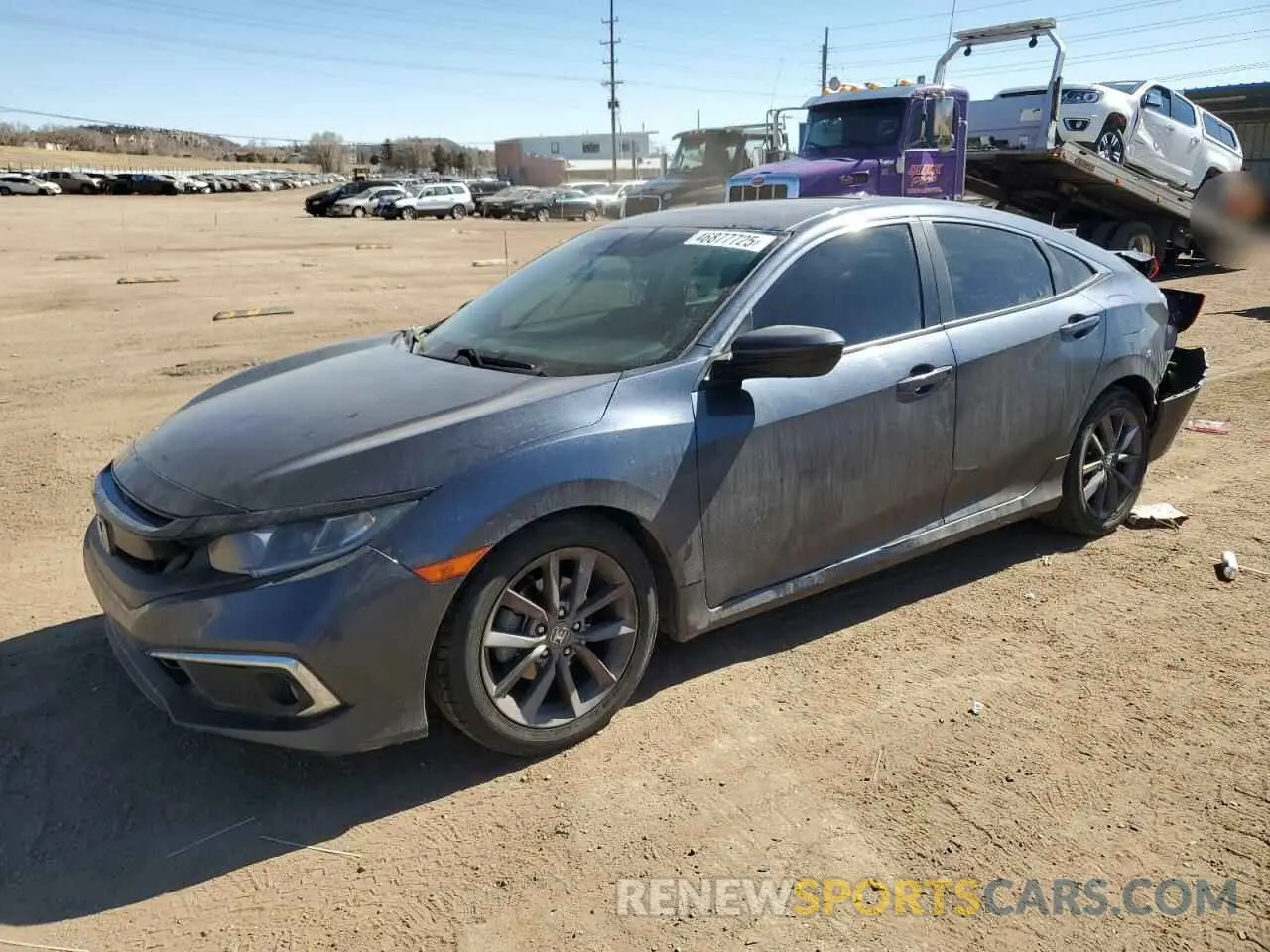 1 fotografías del automóvil dañado 19XFC1F33KE019497 HONDA CIVIC 2019