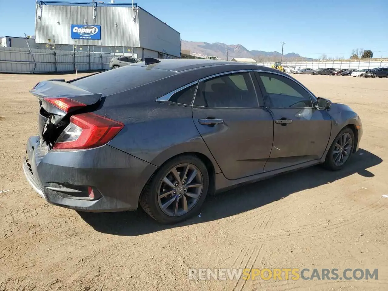3 fotografías del automóvil dañado 19XFC1F33KE019497 HONDA CIVIC 2019