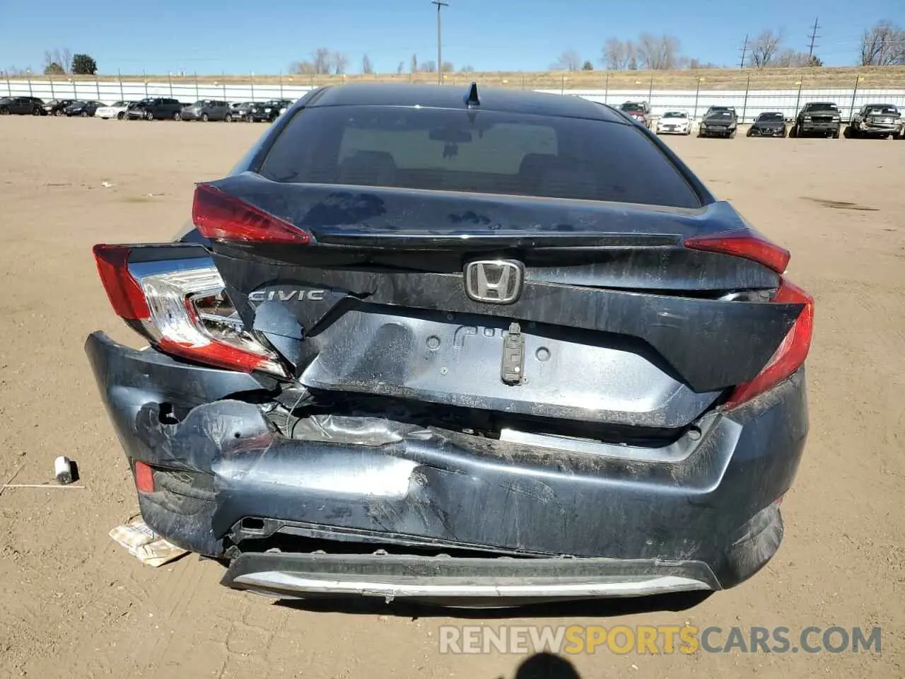 6 fotografías del automóvil dañado 19XFC1F33KE019497 HONDA CIVIC 2019