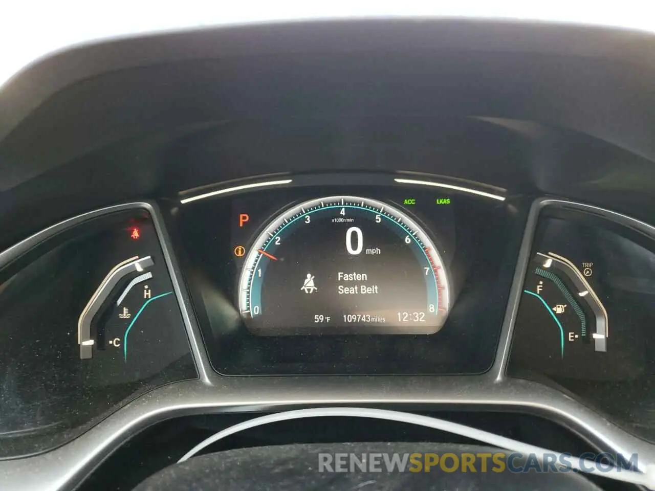 9 fotografías del automóvil dañado 19XFC1F33KE019497 HONDA CIVIC 2019