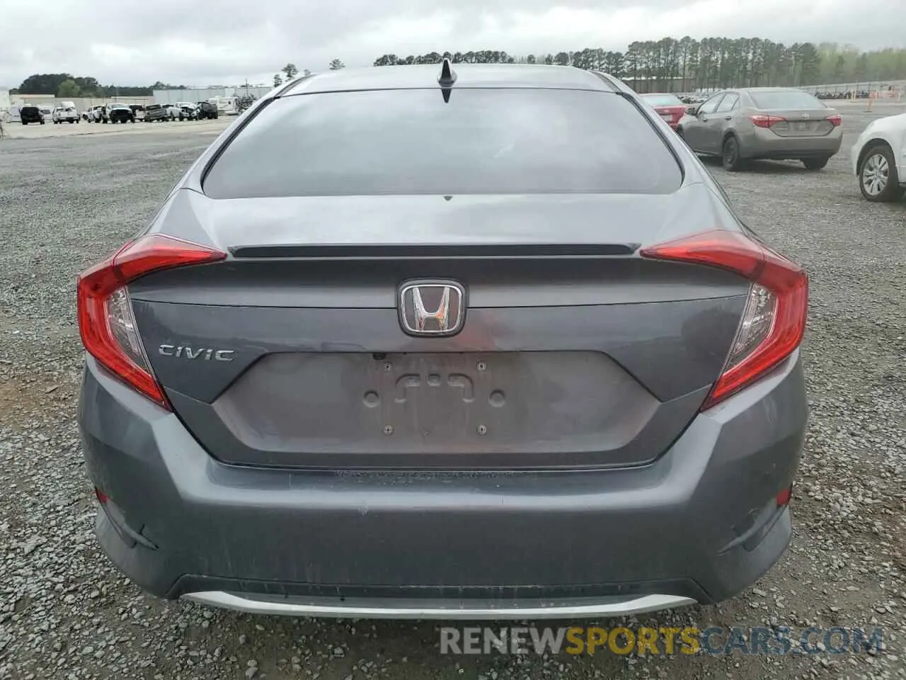 6 fotografías del automóvil dañado 19XFC1F33KE202821 HONDA CIVIC 2019