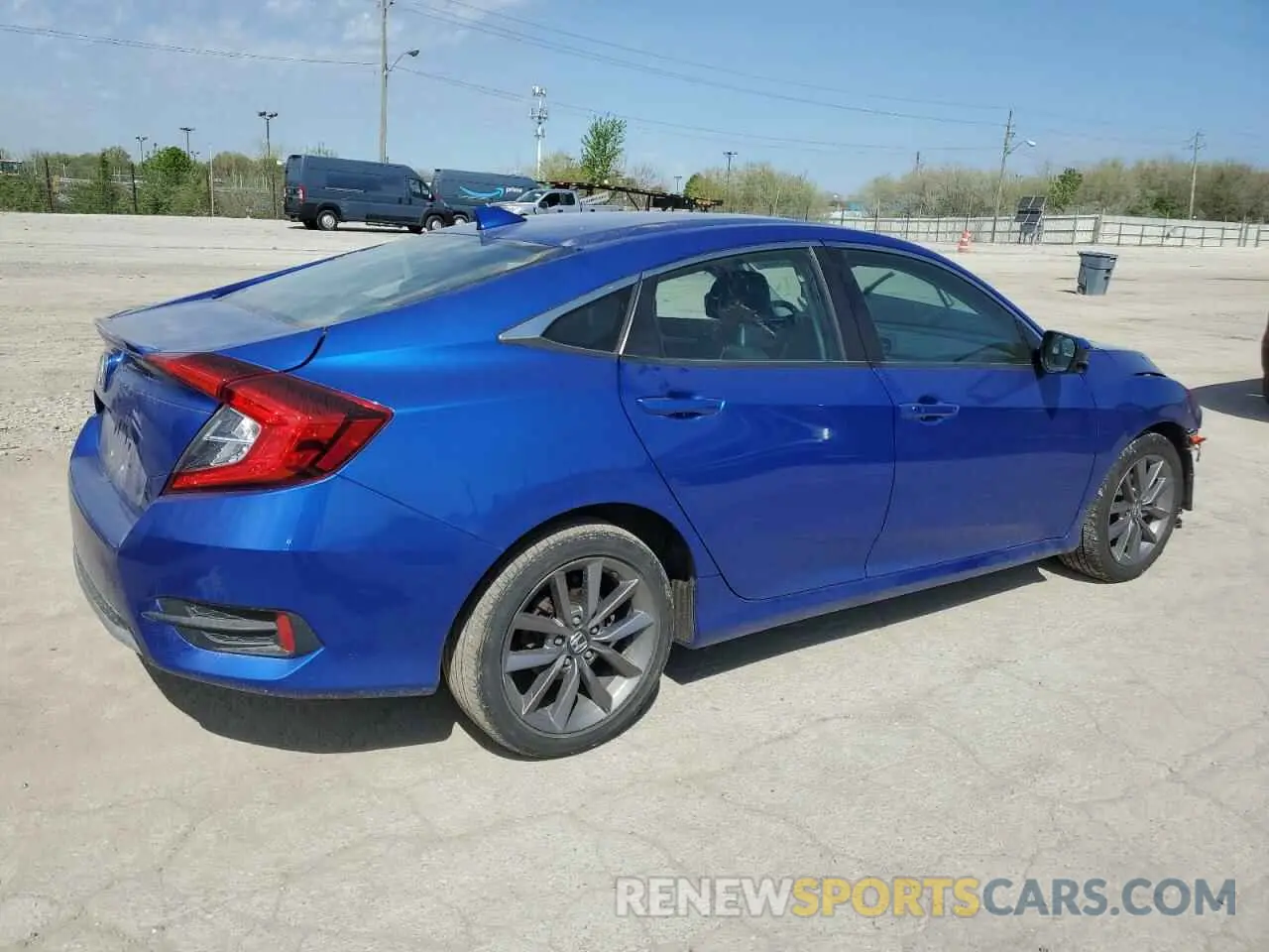 3 fotografías del automóvil dañado 19XFC1F34KE017631 HONDA CIVIC 2019