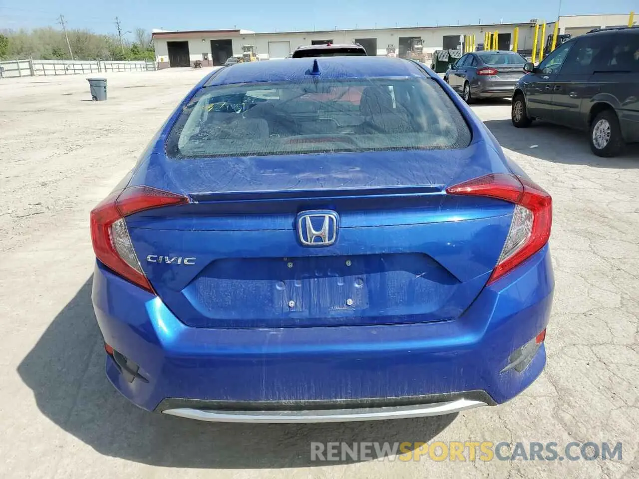 6 fotografías del automóvil dañado 19XFC1F34KE017631 HONDA CIVIC 2019