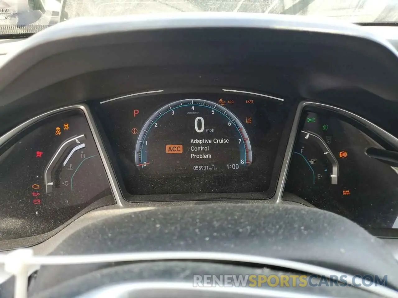 9 fotografías del automóvil dañado 19XFC1F34KE017631 HONDA CIVIC 2019
