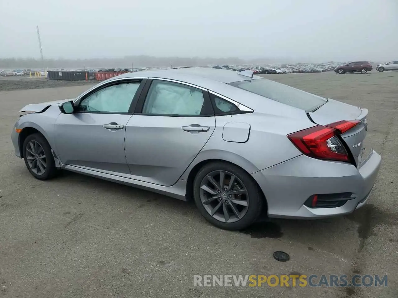 2 fotografías del automóvil dañado 19XFC1F34KE201533 HONDA CIVIC 2019