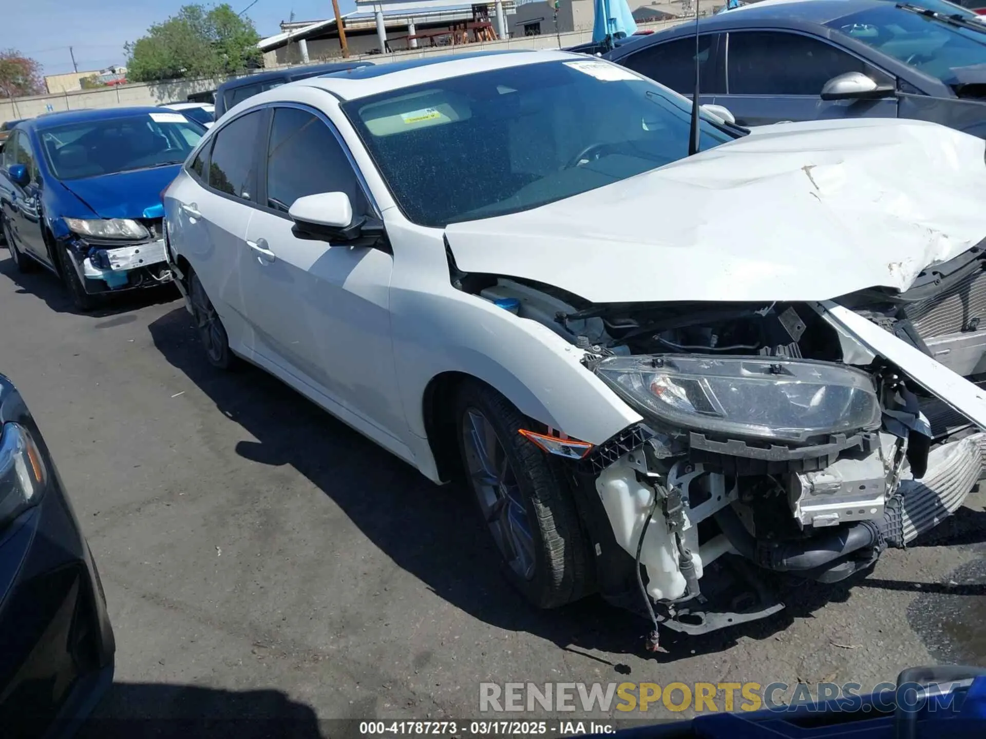 1 fotografías del automóvil dañado 19XFC1F34KE203444 HONDA CIVIC 2019