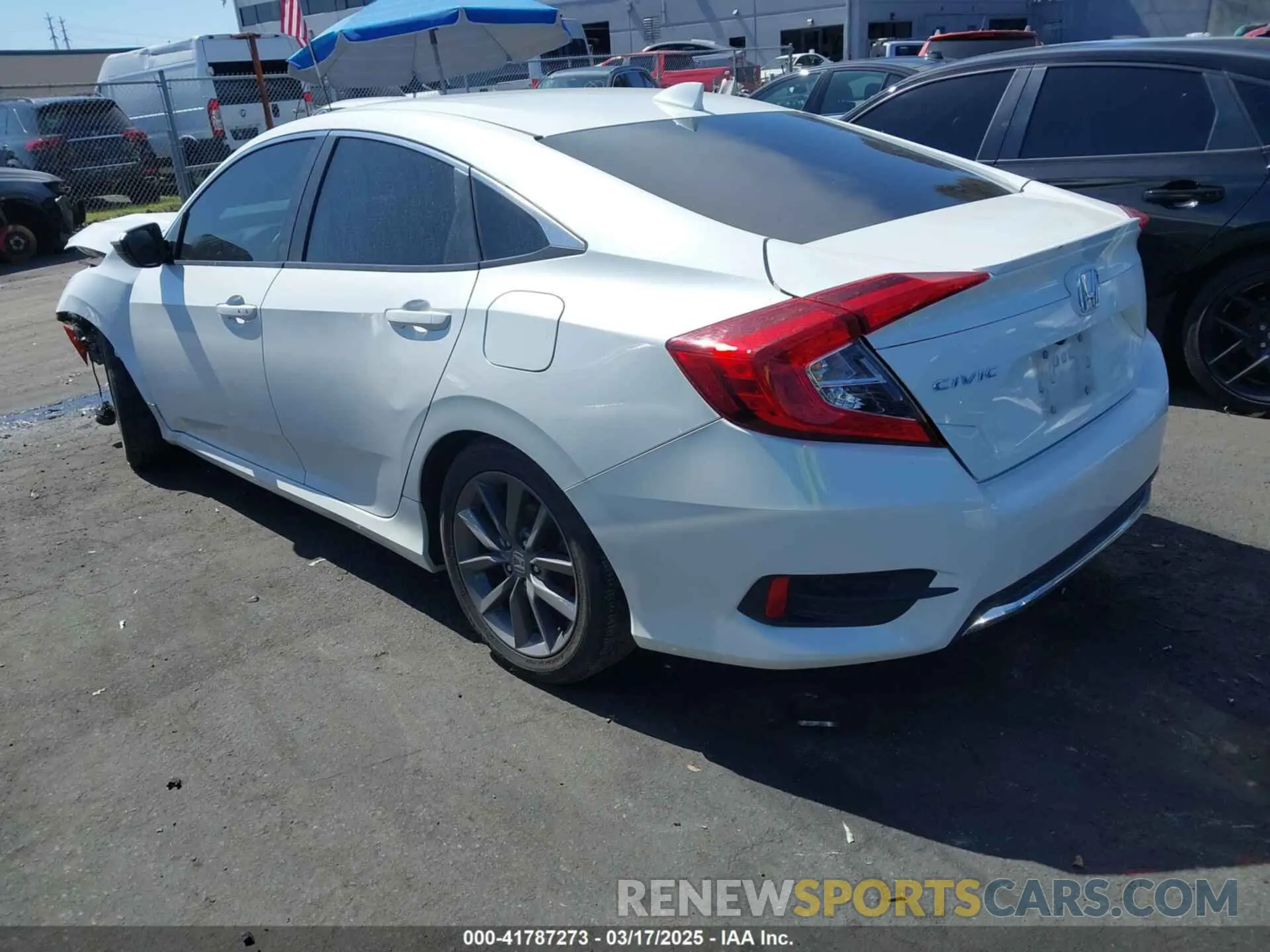 3 fotografías del automóvil dañado 19XFC1F34KE203444 HONDA CIVIC 2019