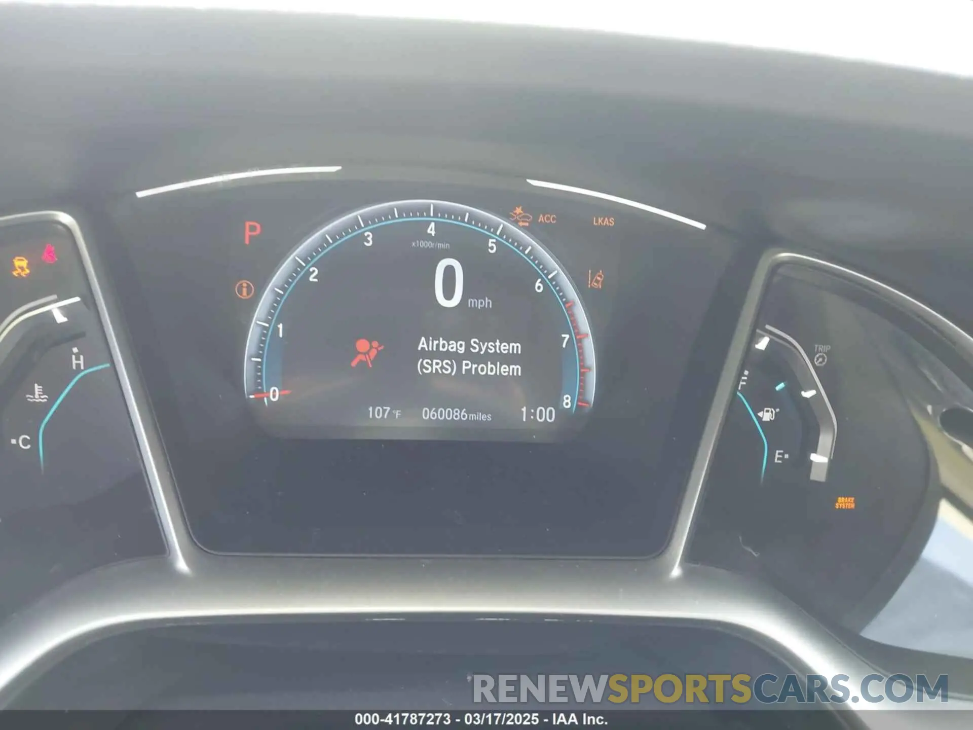 7 fotografías del automóvil dañado 19XFC1F34KE203444 HONDA CIVIC 2019