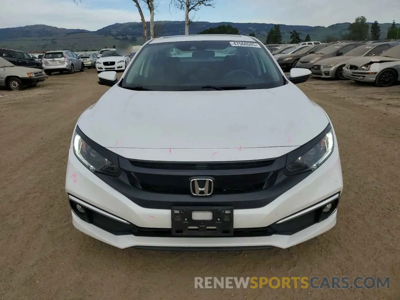 5 fotografías del automóvil dañado 19XFC1F34KE203511 HONDA CIVIC 2019