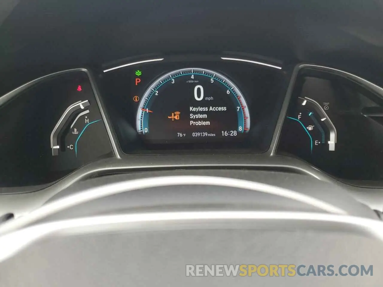 9 fotografías del automóvil dañado 19XFC1F34KE203511 HONDA CIVIC 2019