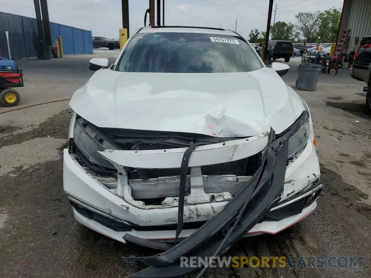 5 fotografías del automóvil dañado 19XFC1F34KE208269 HONDA CIVIC 2019