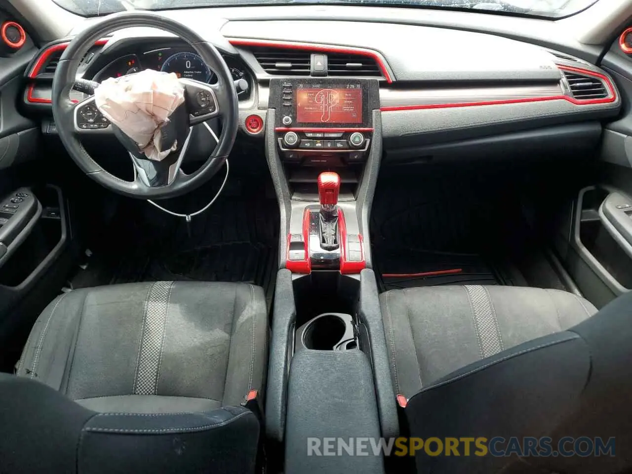8 fotografías del automóvil dañado 19XFC1F34KE208269 HONDA CIVIC 2019