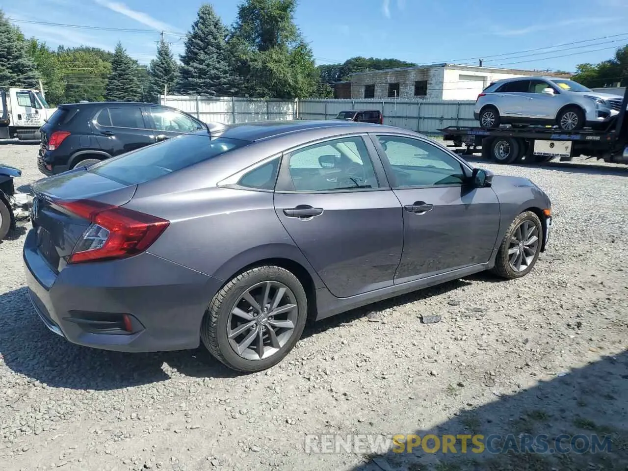 3 fotografías del automóvil dañado 19XFC1F34KE211267 HONDA CIVIC 2019