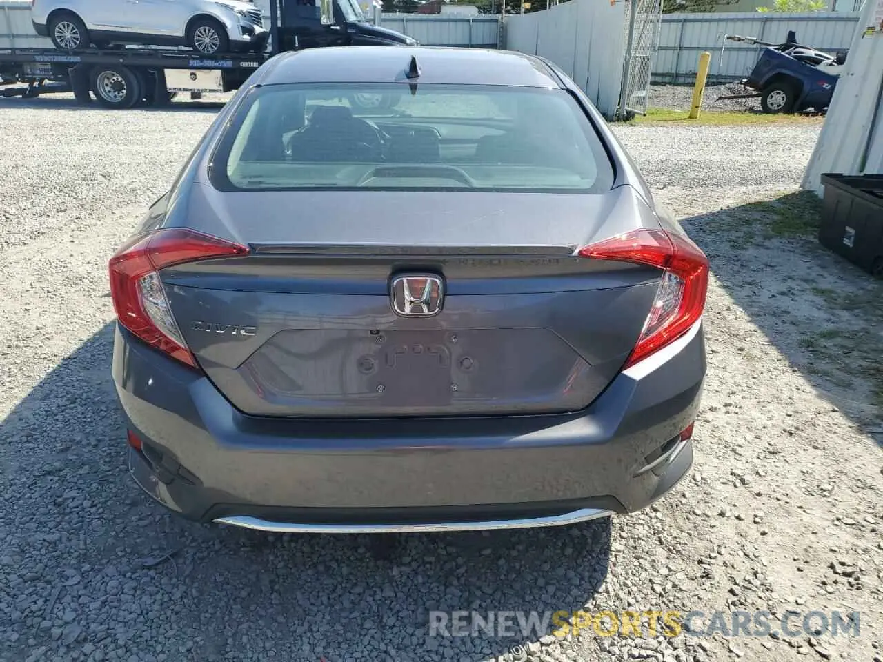 6 fotografías del automóvil dañado 19XFC1F34KE211267 HONDA CIVIC 2019