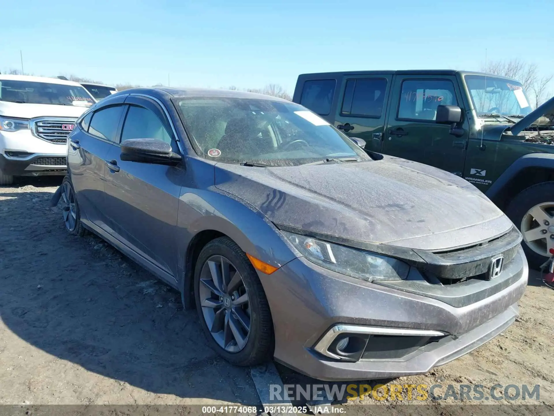 1 fotografías del automóvil dañado 19XFC1F35KE020036 HONDA CIVIC 2019