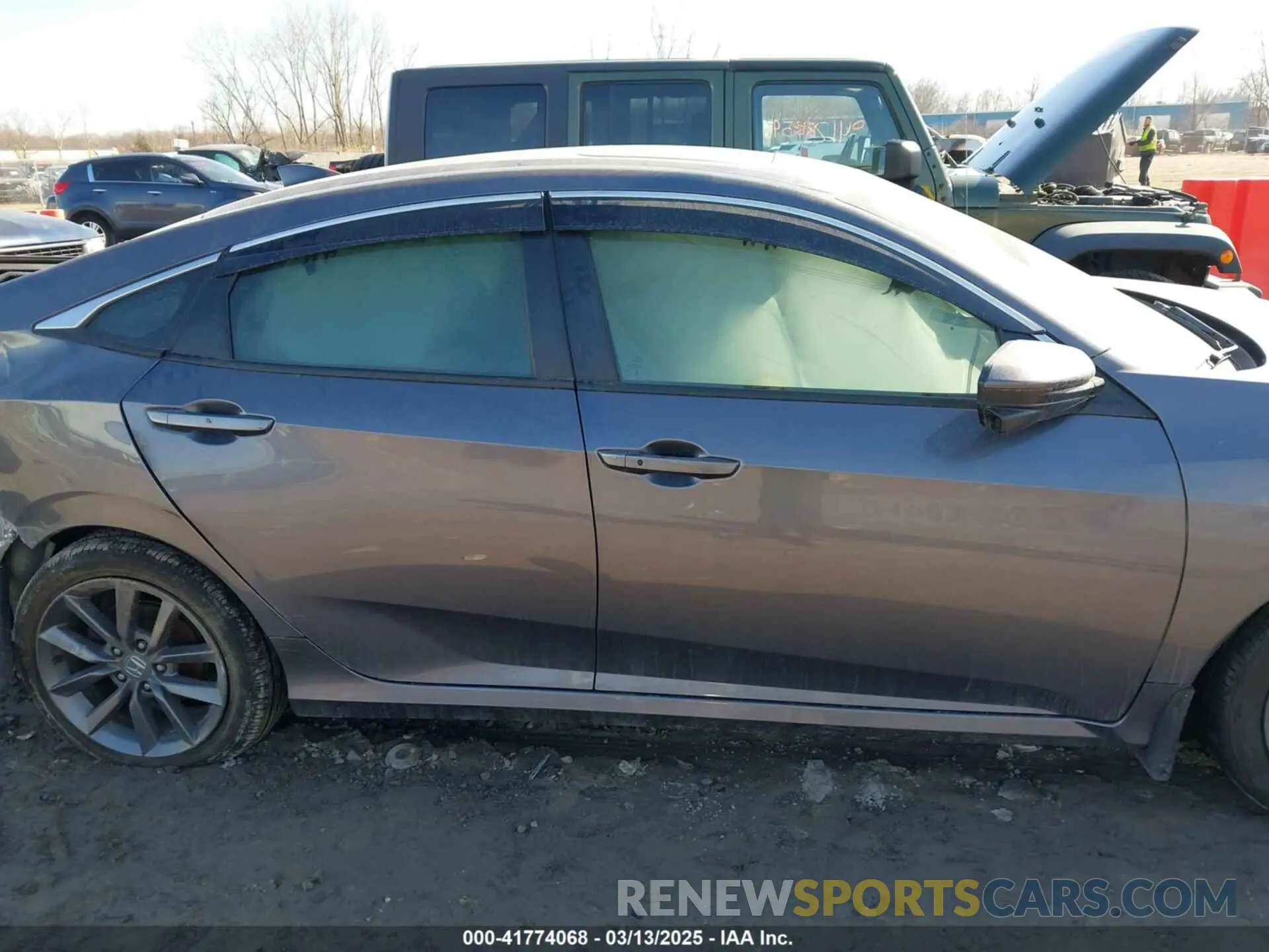 14 fotografías del automóvil dañado 19XFC1F35KE020036 HONDA CIVIC 2019