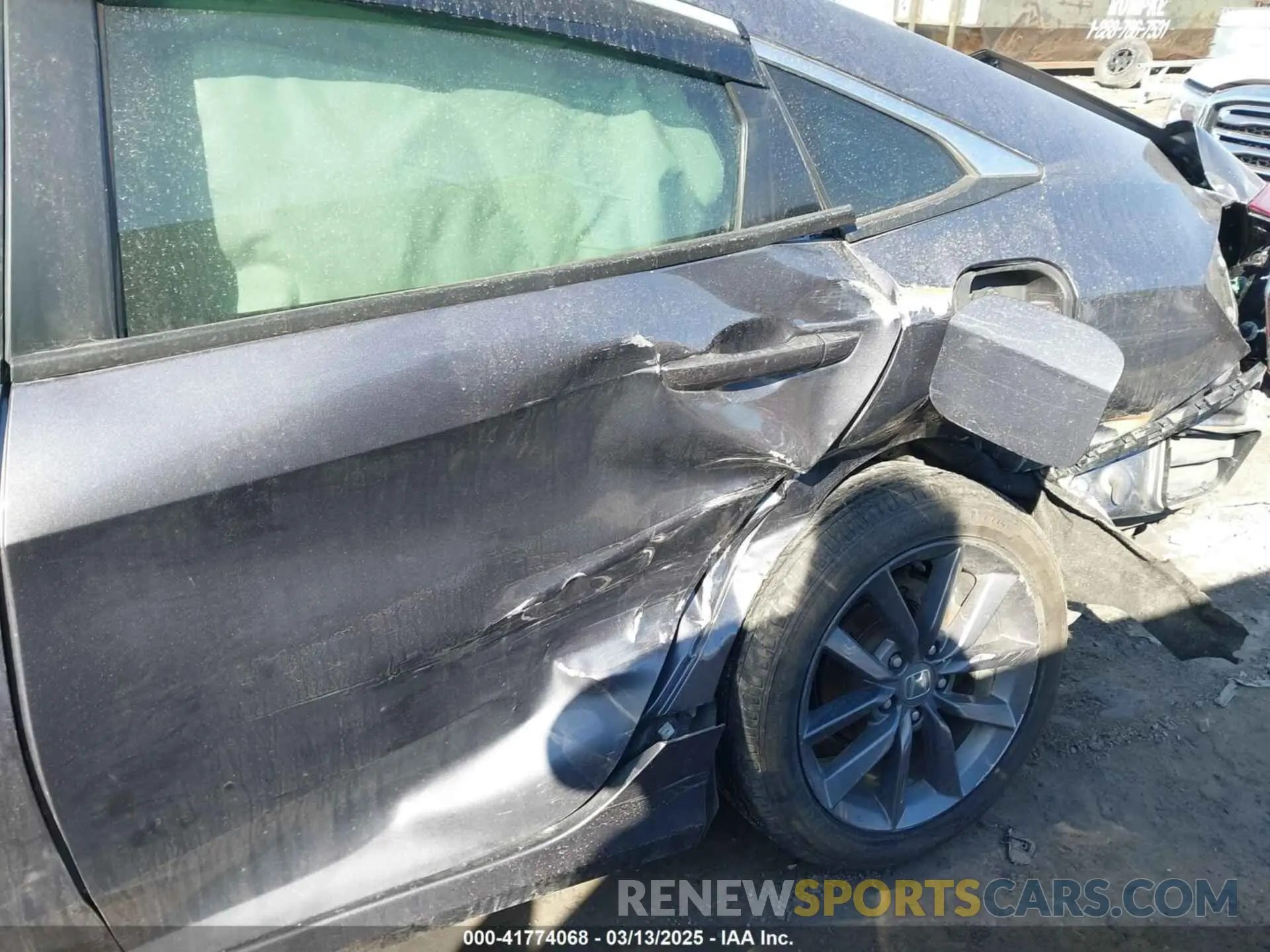 6 fotografías del automóvil dañado 19XFC1F35KE020036 HONDA CIVIC 2019