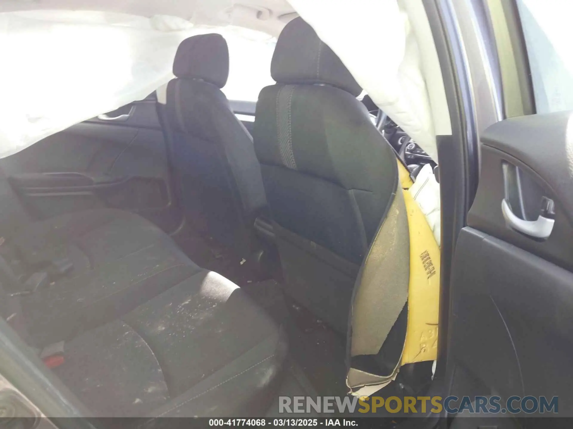 8 fotografías del automóvil dañado 19XFC1F35KE020036 HONDA CIVIC 2019