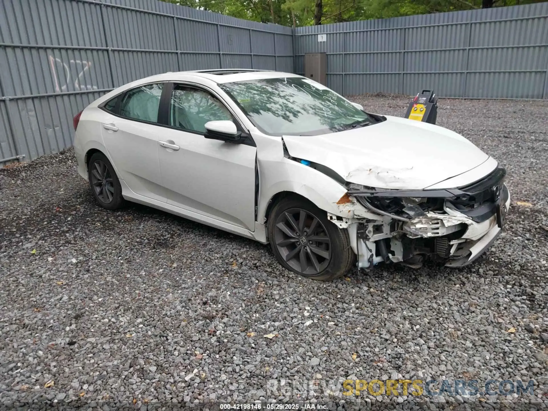 1 fotografías del automóvil dañado 19XFC1F35KE200536 HONDA CIVIC 2019