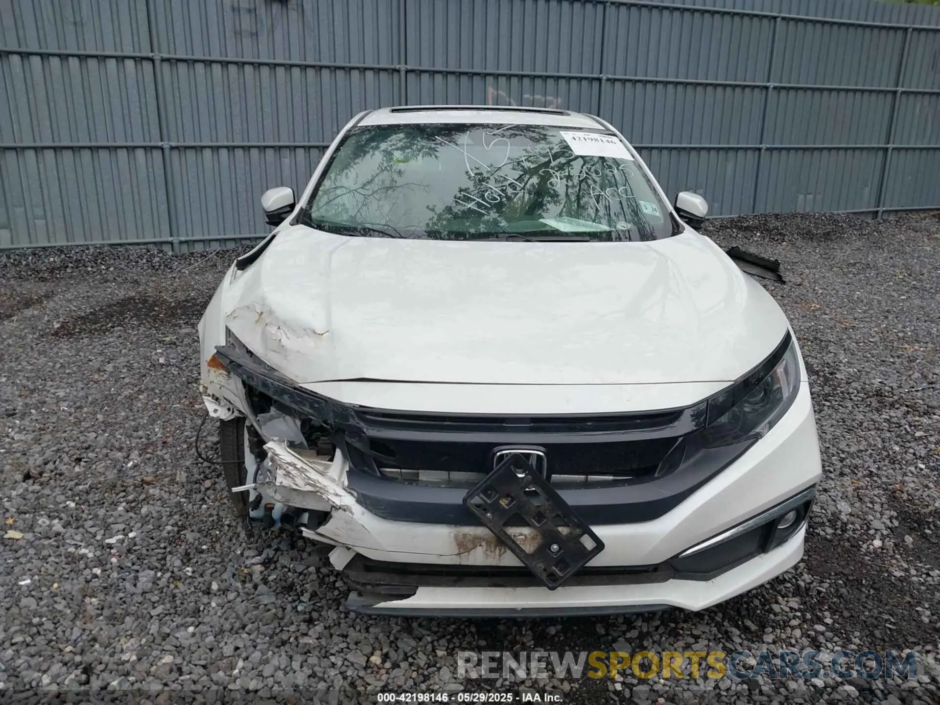 11 fotografías del automóvil dañado 19XFC1F35KE200536 HONDA CIVIC 2019