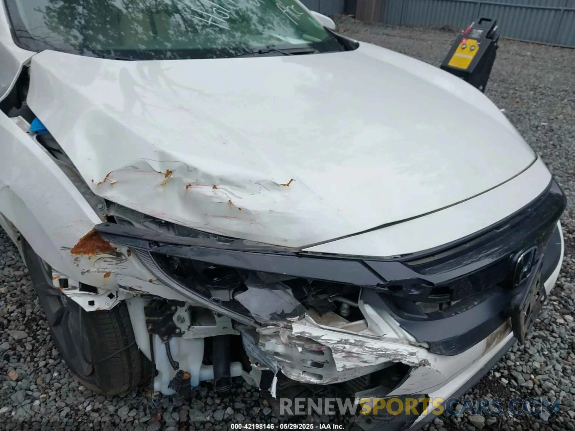 6 fotografías del automóvil dañado 19XFC1F35KE200536 HONDA CIVIC 2019