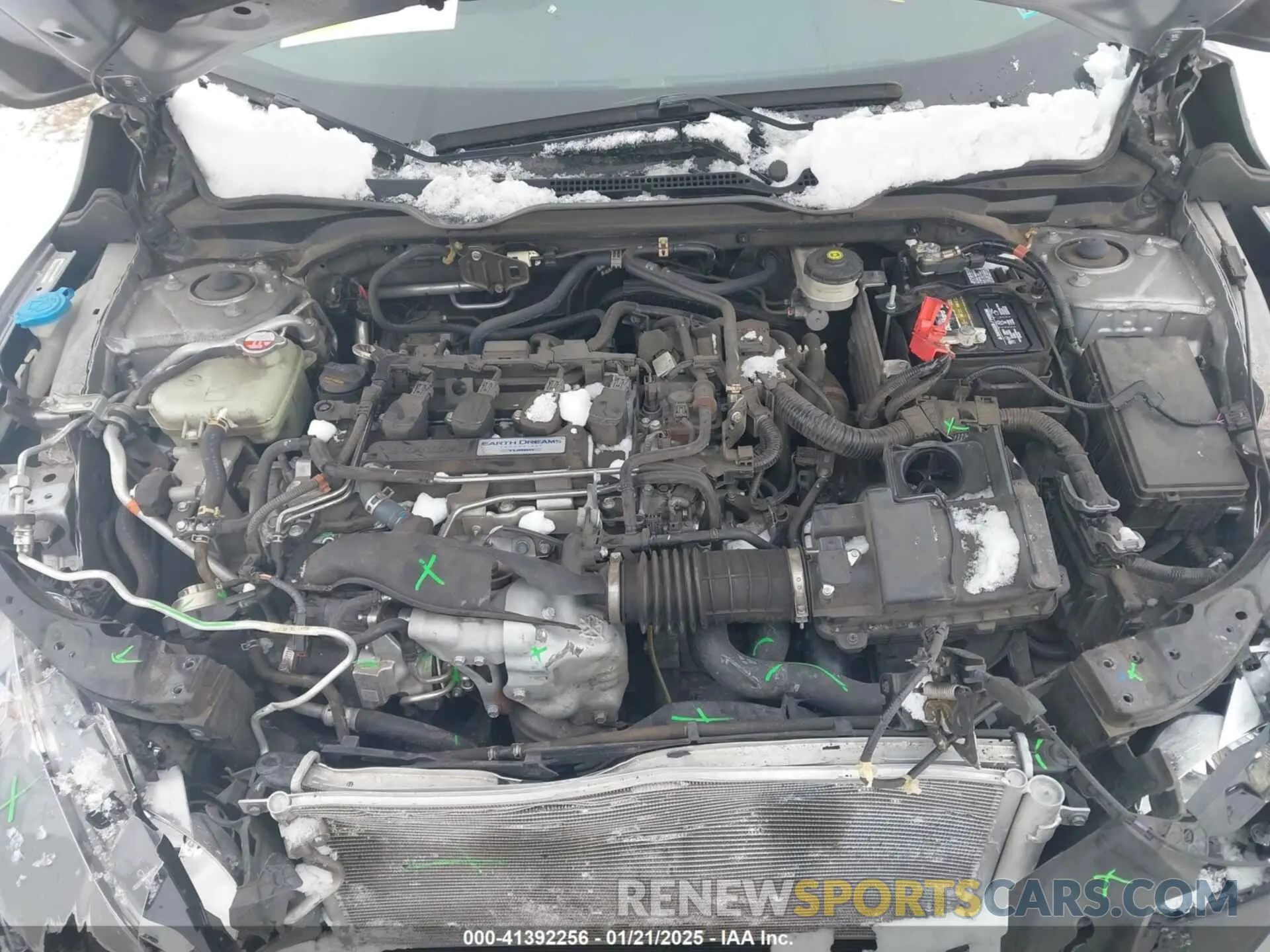 10 fotografías del automóvil dañado 19XFC1F35KE208149 HONDA CIVIC 2019
