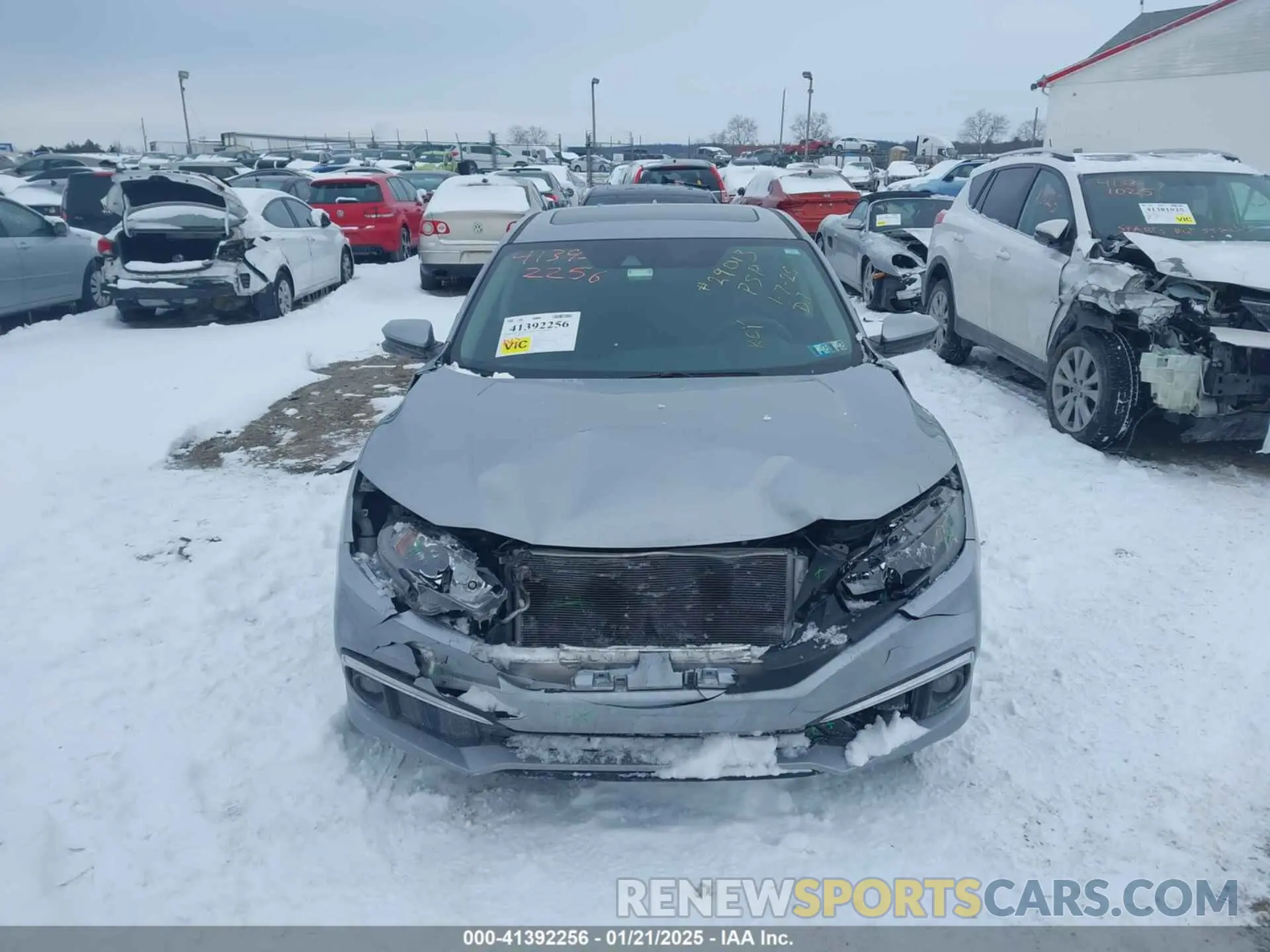13 fotografías del automóvil dañado 19XFC1F35KE208149 HONDA CIVIC 2019