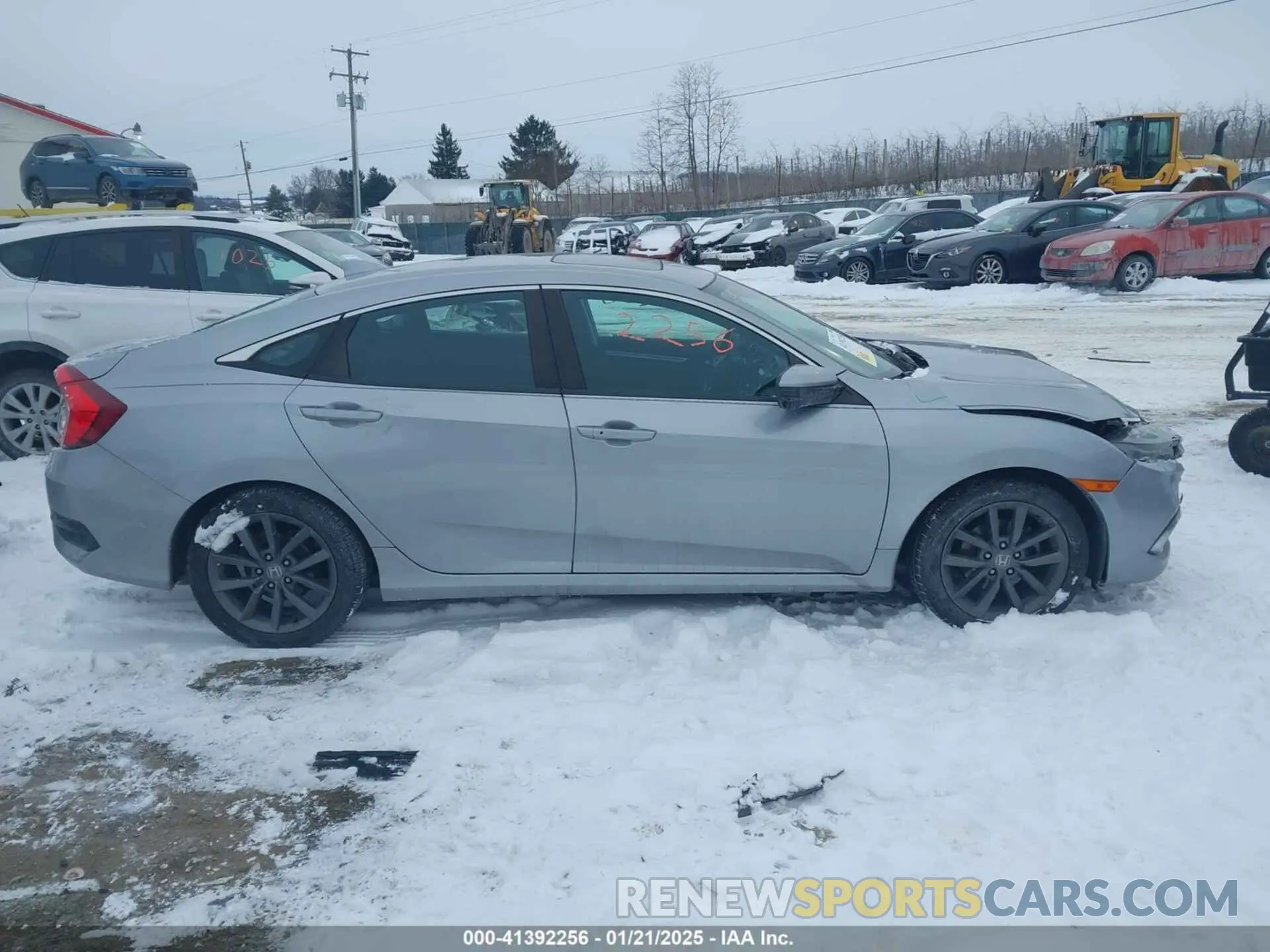 14 fotografías del automóvil dañado 19XFC1F35KE208149 HONDA CIVIC 2019