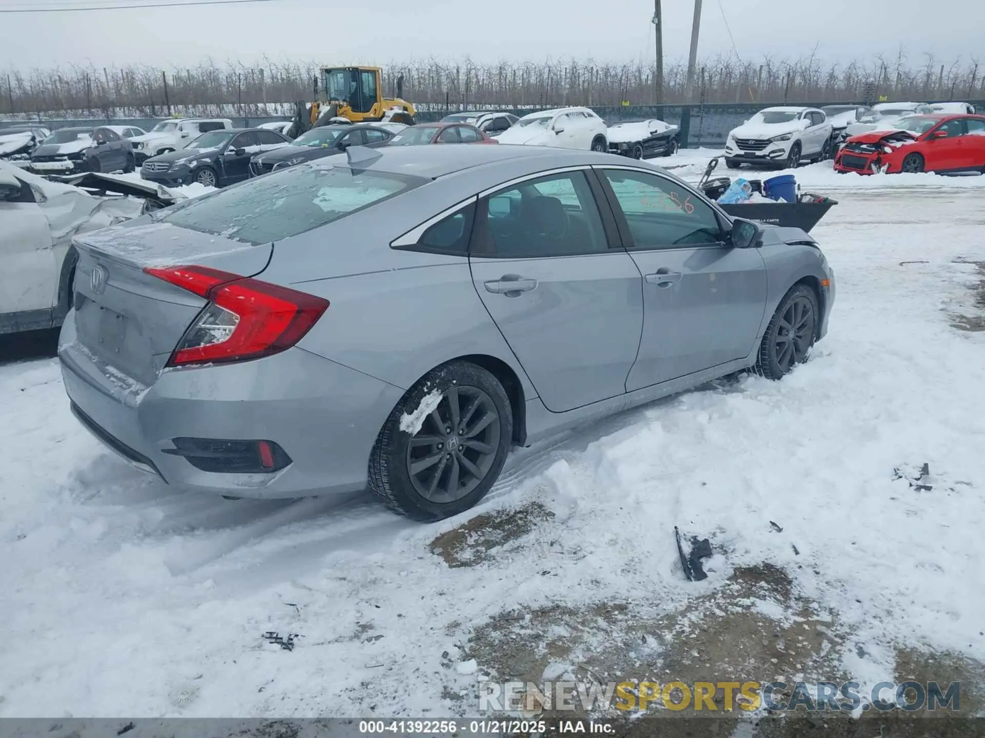 4 fotografías del automóvil dañado 19XFC1F35KE208149 HONDA CIVIC 2019