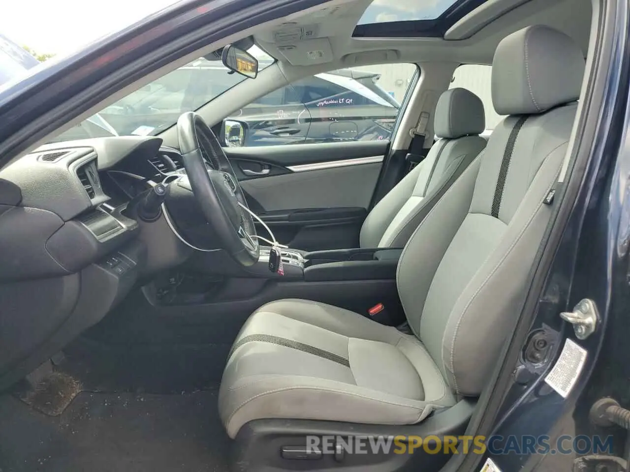 7 fotografías del automóvil dañado 19XFC1F35KE214694 HONDA CIVIC 2019