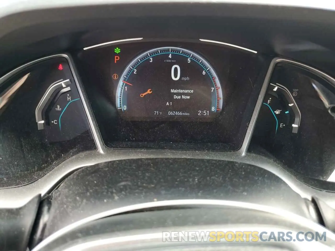 9 fotografías del automóvil dañado 19XFC1F35KE214694 HONDA CIVIC 2019