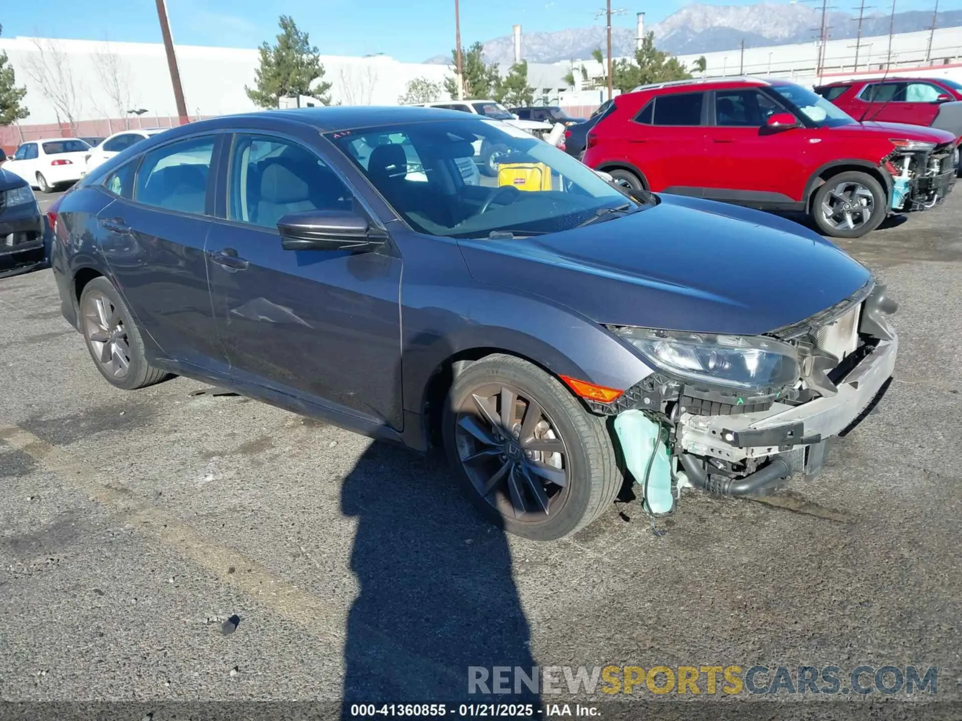 1 fotografías del automóvil dañado 19XFC1F35KE216719 HONDA CIVIC 2019