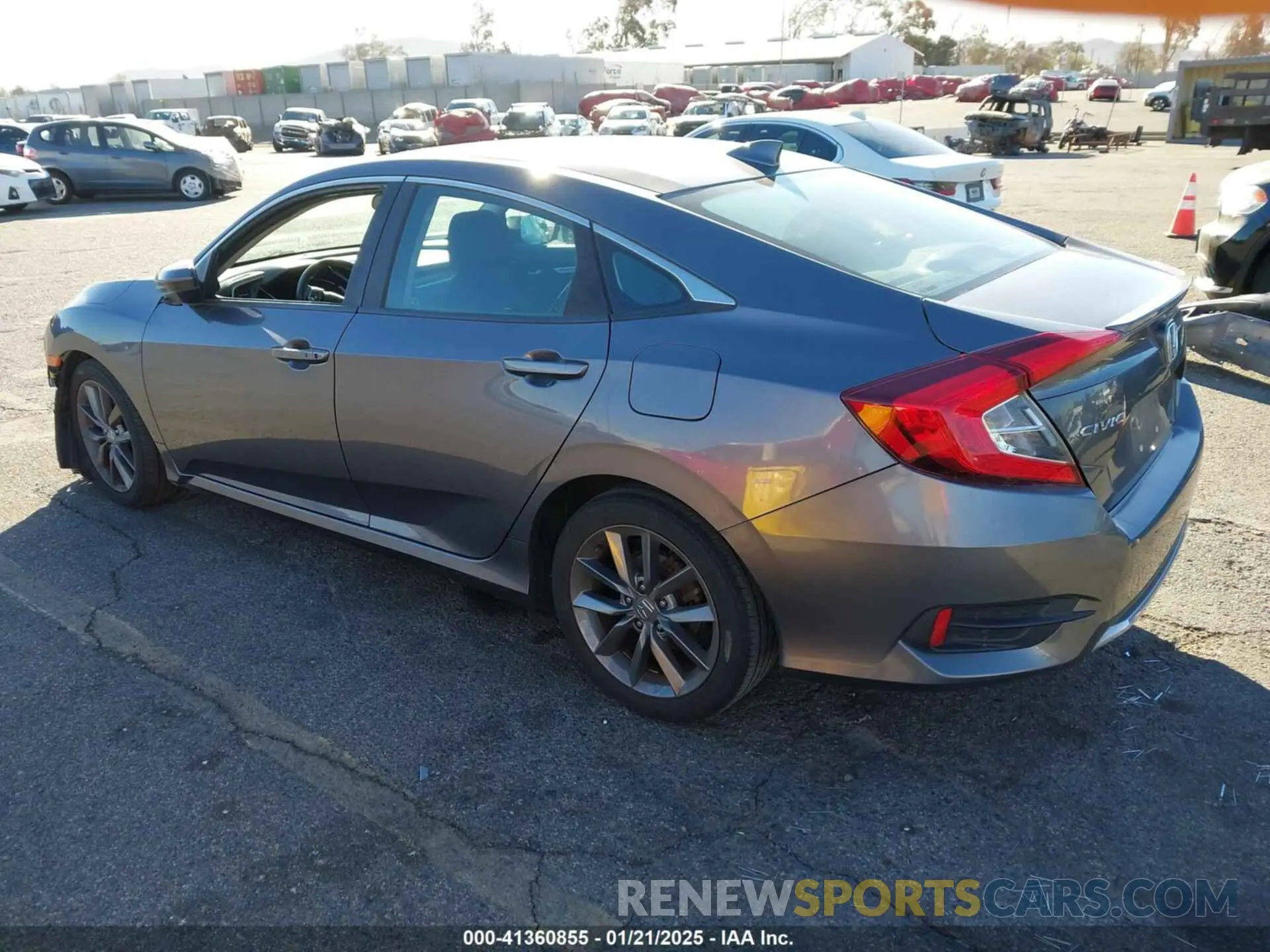 3 fotografías del automóvil dañado 19XFC1F35KE216719 HONDA CIVIC 2019