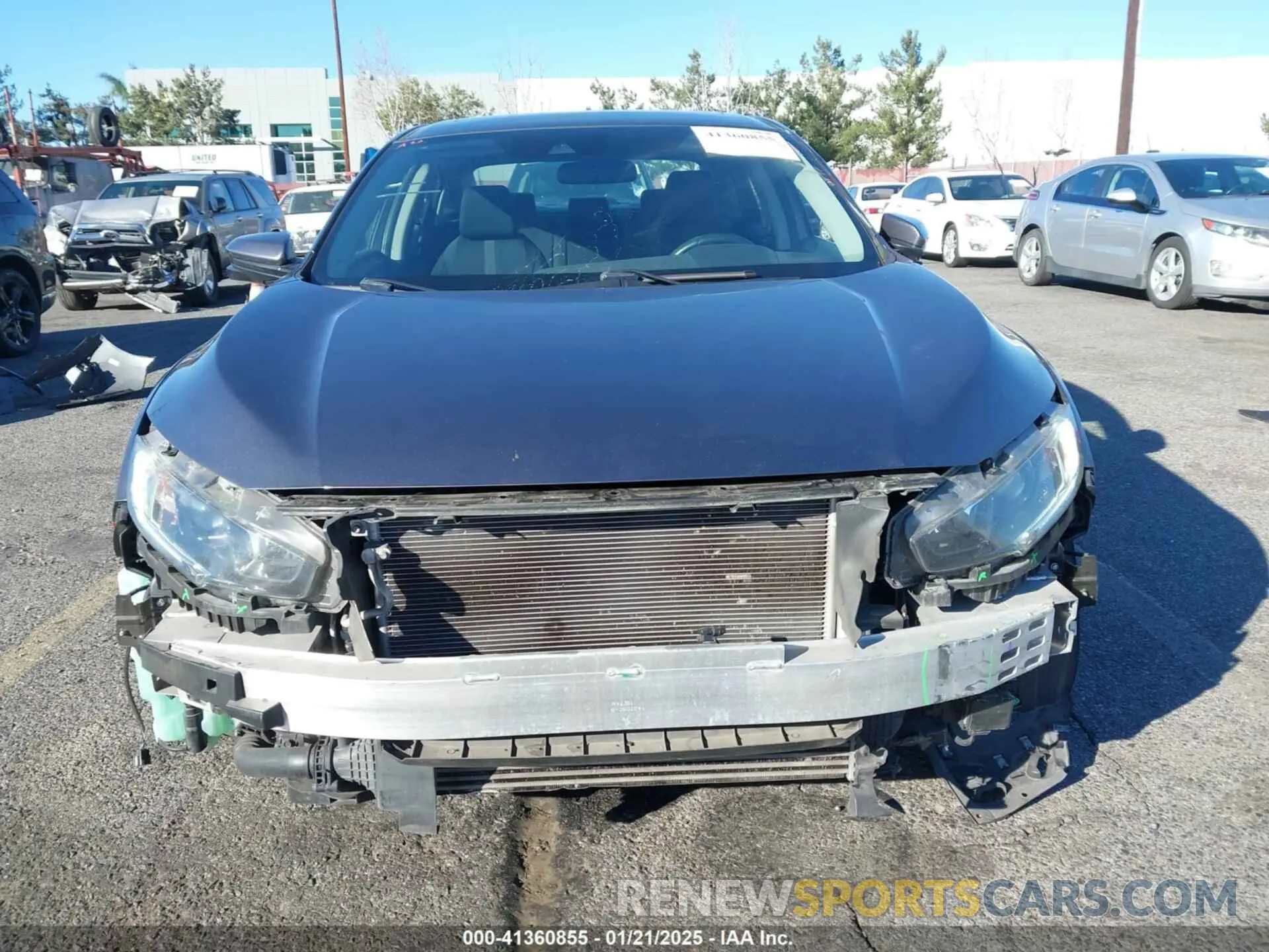 6 fotografías del automóvil dañado 19XFC1F35KE216719 HONDA CIVIC 2019