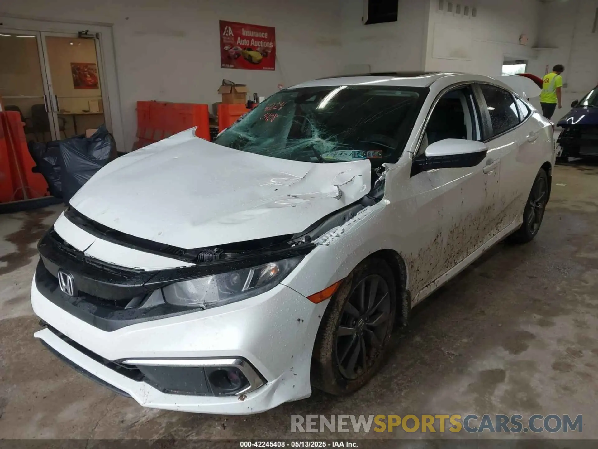 6 fotografías del automóvil dañado 19XFC1F36KE016030 HONDA CIVIC 2019