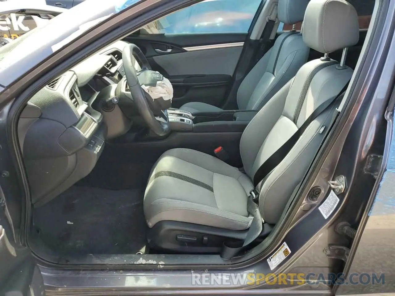 7 fotografías del automóvil dañado 19XFC1F36KE017341 HONDA CIVIC 2019