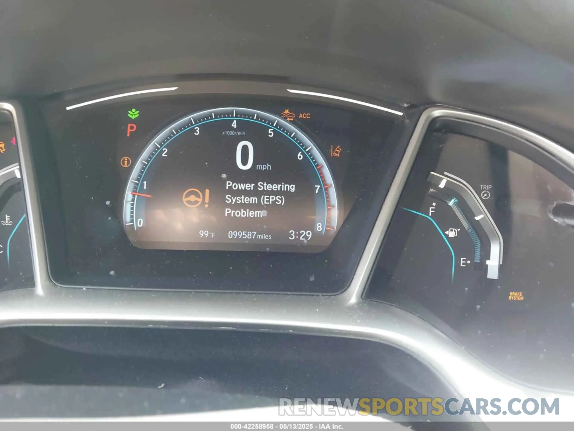 7 fotografías del automóvil dañado 19XFC1F37KE001388 HONDA CIVIC 2019