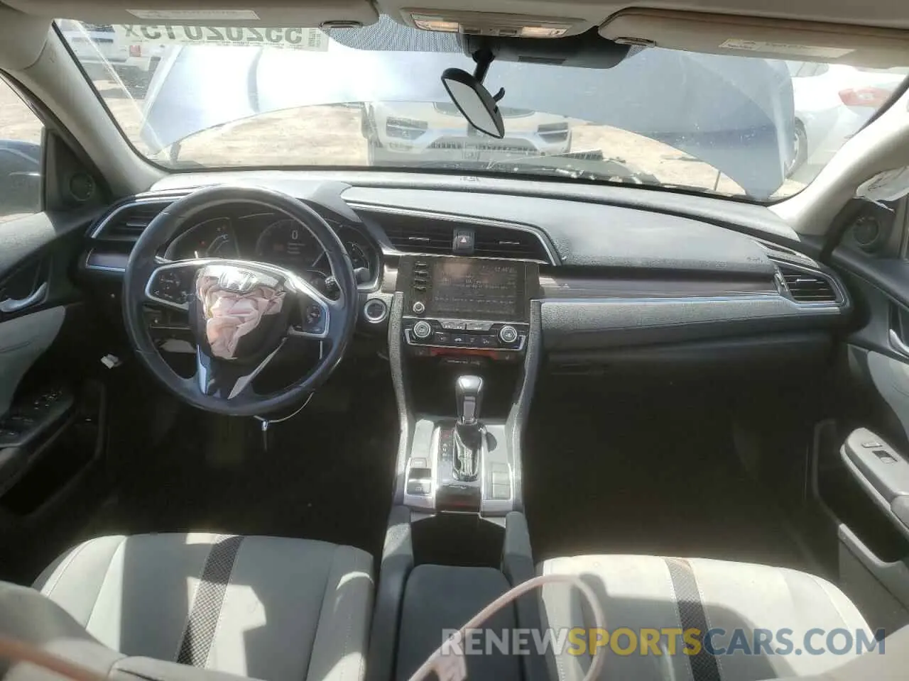 8 fotografías del automóvil dañado 19XFC1F37KE002735 HONDA CIVIC 2019