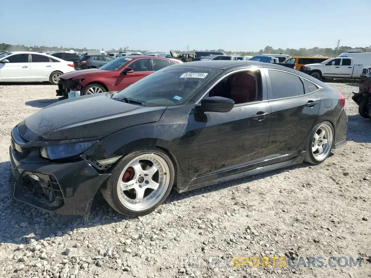 1 fotografías del automóvil dañado 19XFC1F37KE004095 HONDA CIVIC 2019