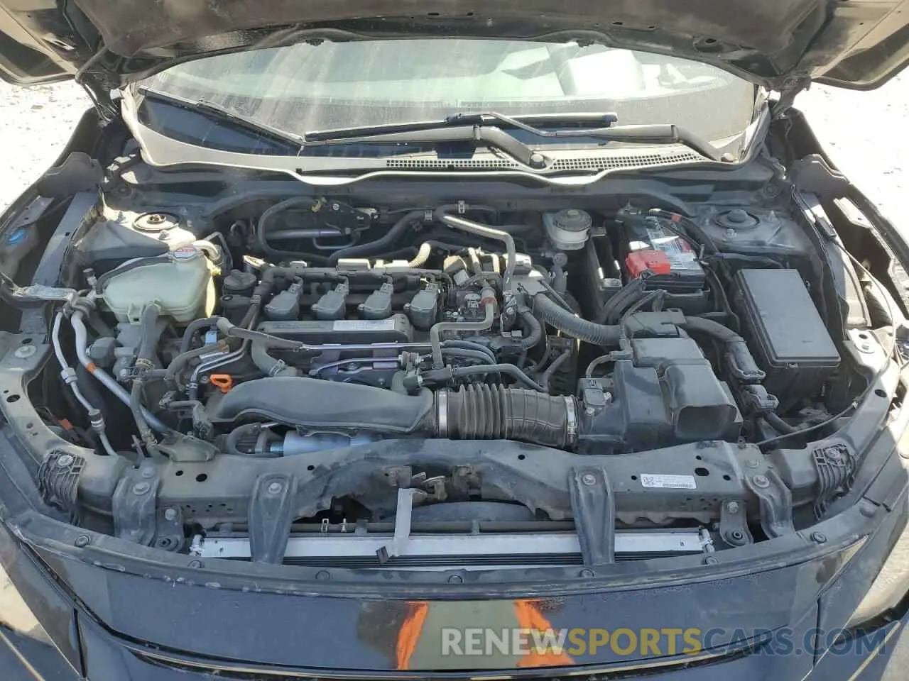 11 fotografías del automóvil dañado 19XFC1F37KE004095 HONDA CIVIC 2019