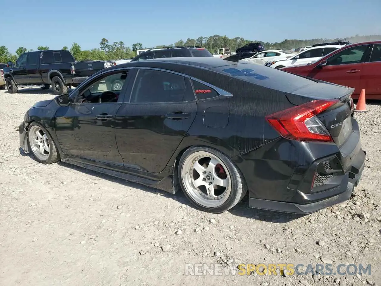 2 fotografías del automóvil dañado 19XFC1F37KE004095 HONDA CIVIC 2019