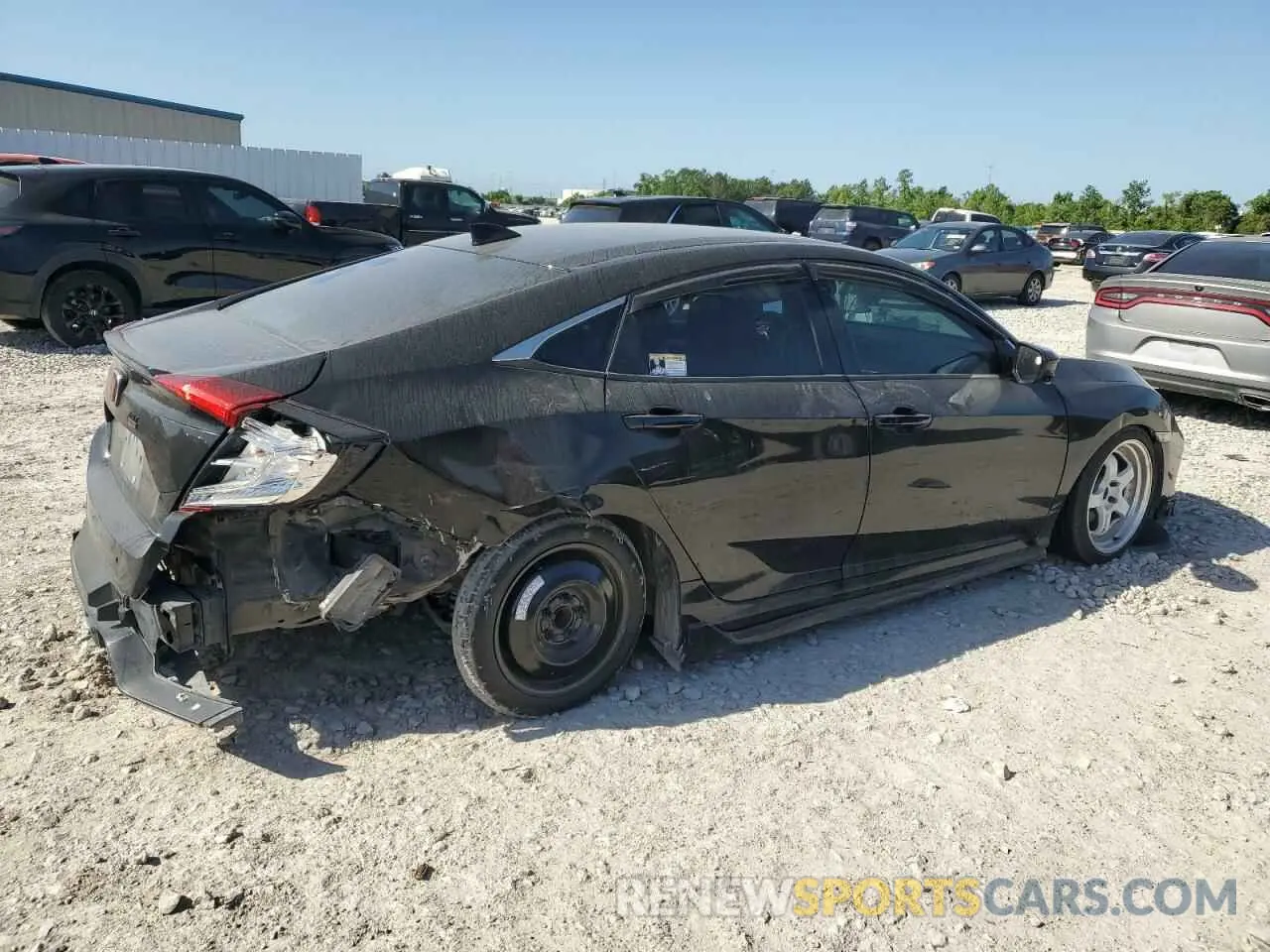 3 fotografías del automóvil dañado 19XFC1F37KE004095 HONDA CIVIC 2019