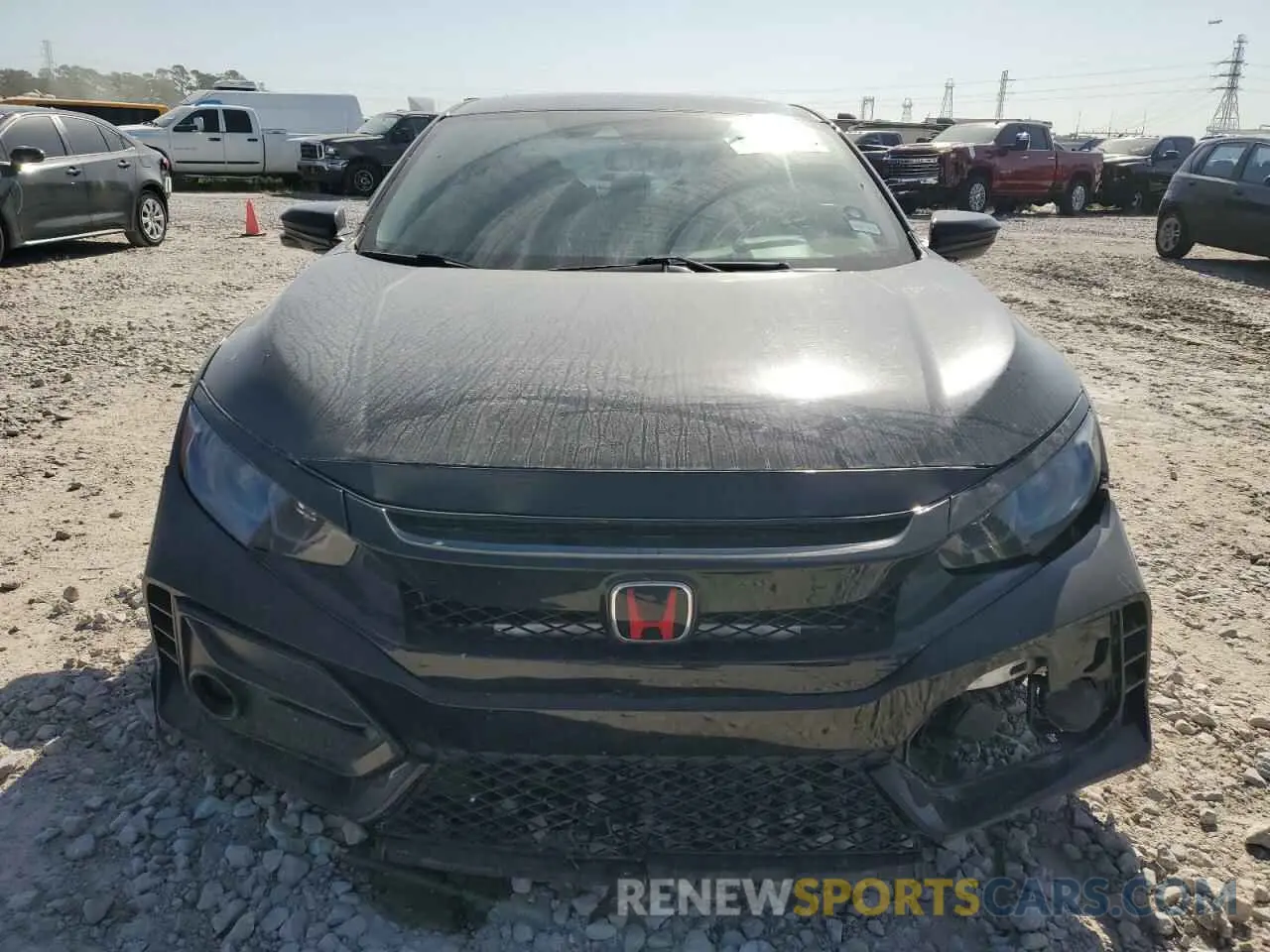 5 fotografías del automóvil dañado 19XFC1F37KE004095 HONDA CIVIC 2019
