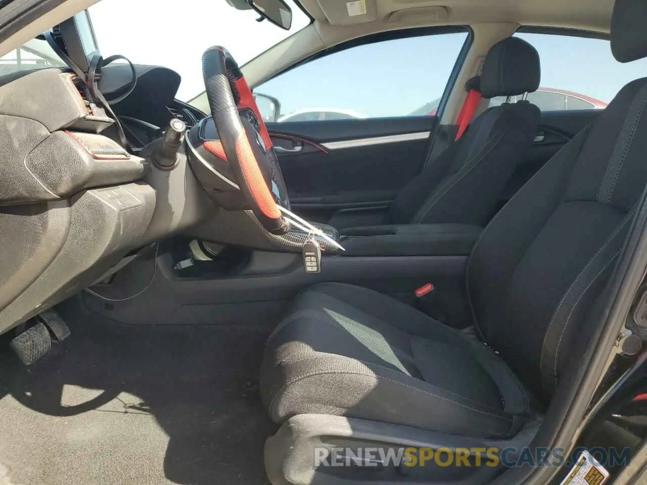 7 fotografías del automóvil dañado 19XFC1F37KE004095 HONDA CIVIC 2019