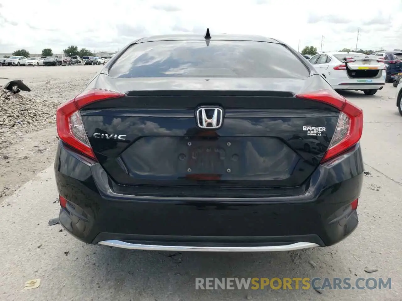 6 fotografías del automóvil dañado 19XFC1F37KE005232 HONDA CIVIC 2019