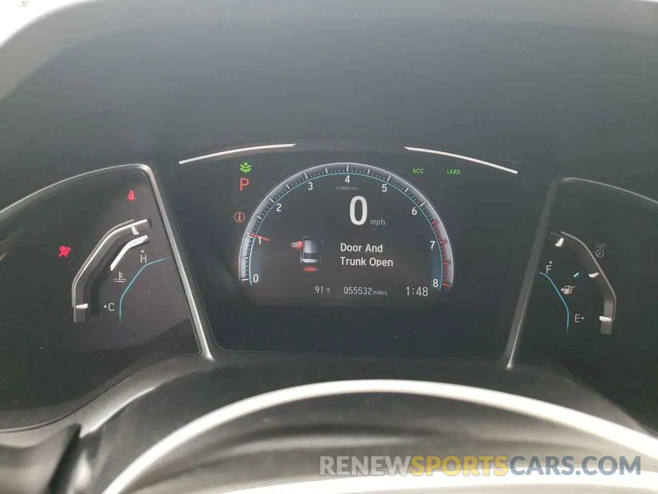 9 fotografías del automóvil dañado 19XFC1F37KE005232 HONDA CIVIC 2019