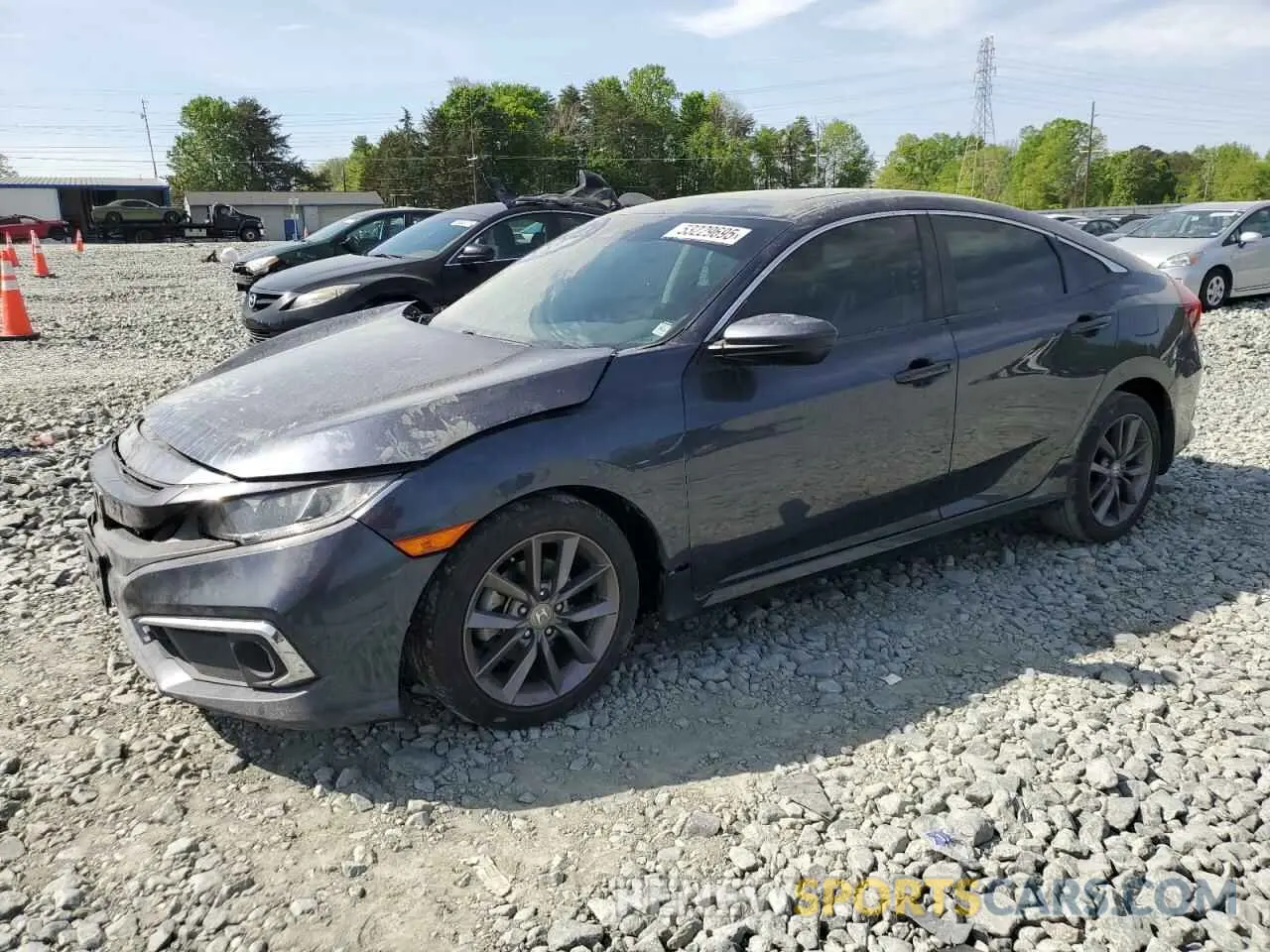 1 fotografías del automóvil dañado 19XFC1F37KE015999 HONDA CIVIC 2019